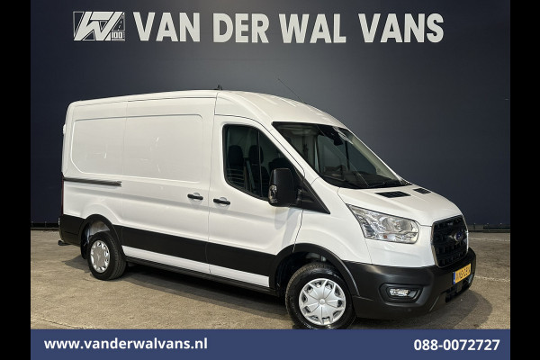 Ford Transit 2.0 TDCI 130pk L2H2 Euro6 Airco | Camera | Android Auto | Cruisecontrol | 2550kg Trekhaak Elektrisch verstelbare bestuurdersstoel, Verwarmde voorruit, Parkeersensoren, Bijrijdersbank, Parkeersensoren