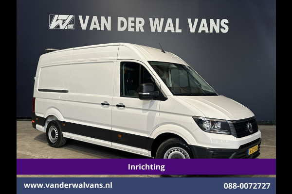 Volkswagen Crafter 2.0 TDI 177pk 3500kg Trekhaak Achterwiel aandrijving L3H3 L2H2 Inrichting Euro6 Airco | Camera | Navigatie | Apple Carplay Android Auto, Cruiscontrol, Chauffeursstoel, Verwarmde Voorruit, Parkeersensoren