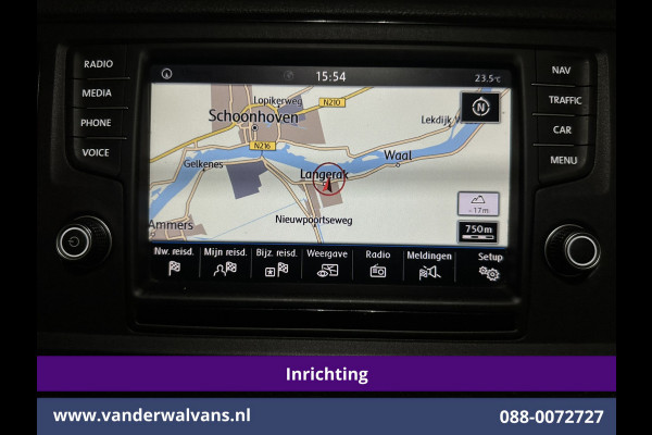 Volkswagen Crafter 2.0 TDI 177pk 3500kg Trekhaak Achterwiel aandrijving L3H3 L2H2 Inrichting Euro6 Airco | Camera | Navigatie | Apple Carplay Android Auto, Cruiscontrol, Chauffeursstoel, Verwarmde Voorruit, Parkeersensoren
