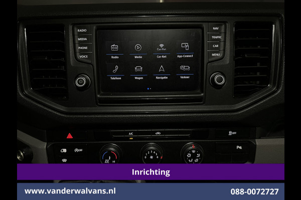 Volkswagen Crafter 2.0 TDI 177pk 3500kg Trekhaak Achterwiel aandrijving L3H3 L2H2 Inrichting Euro6 Airco | Camera | Navigatie | Apple Carplay Android Auto, Cruiscontrol, Chauffeursstoel, Verwarmde Voorruit, Parkeersensoren
