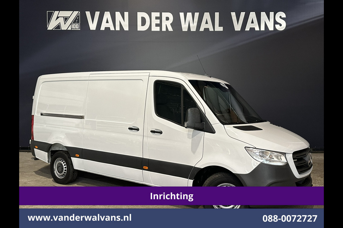 Mercedes-Benz Sprinter 316 CDI 164pk 3500kg Trekhaak L2H1 Inrichting Euro6 Airco | Camera | Apple Carplay | Android Auto Cruisecontrol, Parkeersensoren