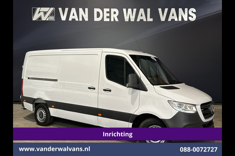 Mercedes-Benz Sprinter 316 CDI 164pk 3500kg Trekhaak L2H1 Inrichting Euro6 Airco | Camera | Apple Carplay | Android Auto Cruisecontrol, Parkeersensoren