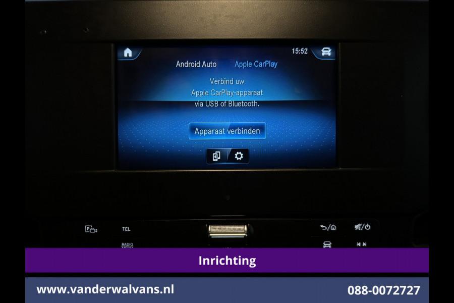 Mercedes-Benz Sprinter 316 CDI 164pk 3500kg Trekhaak L2H1 Inrichting Euro6 Airco | Camera | Apple Carplay | Android Auto Cruisecontrol, Parkeersensoren