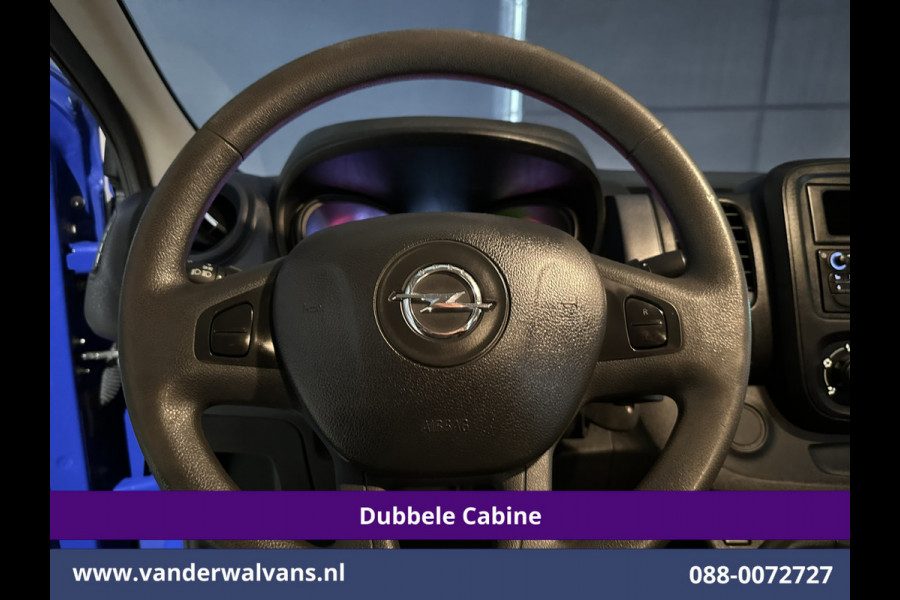 Opel Vivaro 1.6 CDTI 126pk L2H1 Dubbele cabine Euro6 Airco | 5-Zits | LED | Cruisecontrol | Trekhaak Parkeersensoren
