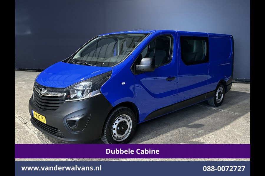Opel Vivaro 1.6 CDTI 126pk L2H1 Dubbele cabine Euro6 Airco | 5-Zits | LED | Cruisecontrol | Trekhaak Parkeersensoren