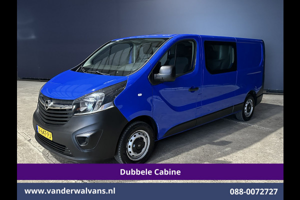 Opel Vivaro 1.6 CDTI 126pk L2H1 Dubbele cabine Euro6 Airco | 5-Zits | LED | Cruisecontrol | Trekhaak Parkeersensoren