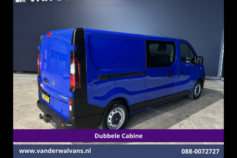 Opel Vivaro 1.6 CDTI 126pk L2H1 Dubbele cabine Euro6 Airco | 5-Zits | LED | Cruisecontrol | Trekhaak Parkeersensoren