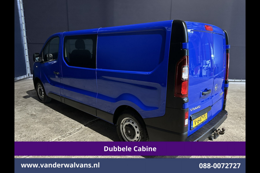 Opel Vivaro 1.6 CDTI 126pk L2H1 Dubbele cabine Euro6 Airco | 5-Zits | LED | Cruisecontrol | Trekhaak Parkeersensoren