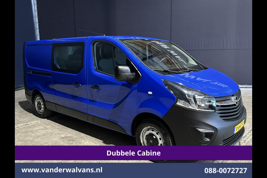Opel Vivaro 1.6 CDTI 126pk L2H1 Dubbele cabine Euro6 Airco | 5-Zits | LED | Cruisecontrol | Trekhaak Parkeersensoren