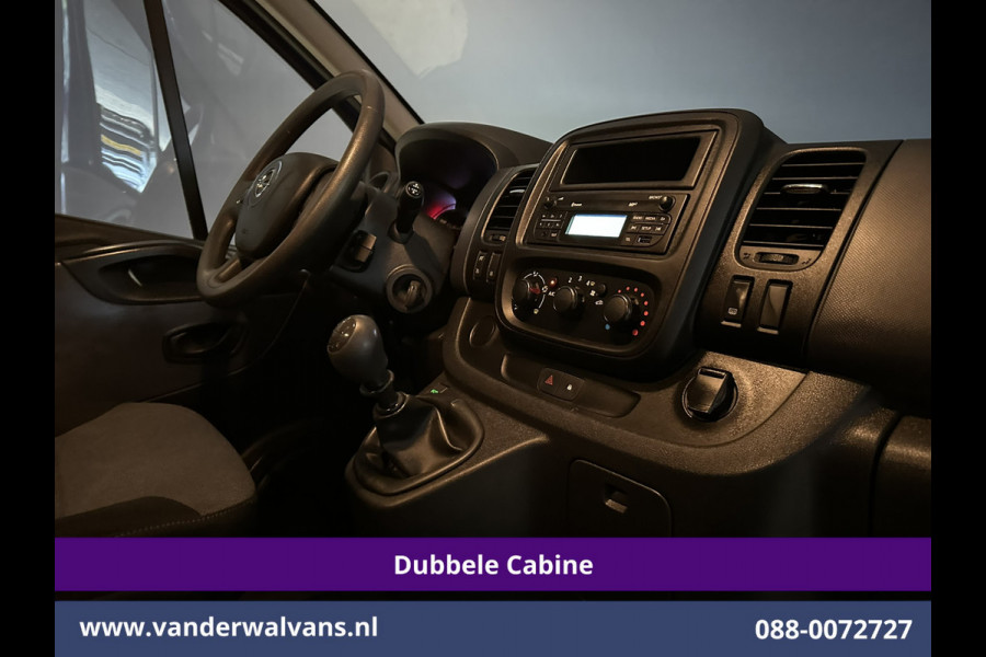 Opel Vivaro 1.6 CDTI 126pk L2H1 Dubbele cabine Euro6 Airco | 5-Zits | LED | Cruisecontrol | Trekhaak Parkeersensoren