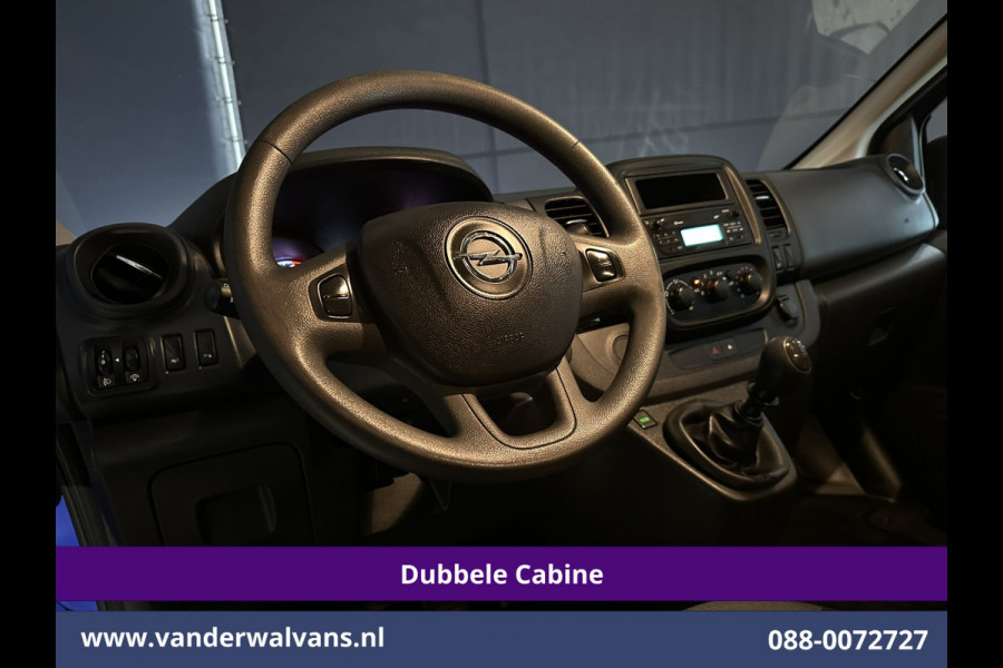 Opel Vivaro 1.6 CDTI 126pk L2H1 Dubbele cabine Euro6 Airco | 5-Zits | LED | Cruisecontrol | Trekhaak Parkeersensoren