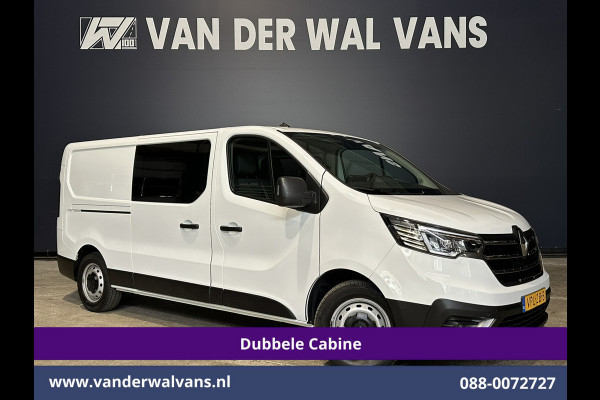 Renault Trafic 2.0 dCi L2H1 Dubbele cabine Euro6 Airco | 6-Zits | Navigatie | Trekhaak | LED Facelift | Camera Cruisecontrol, Parkeersensoren