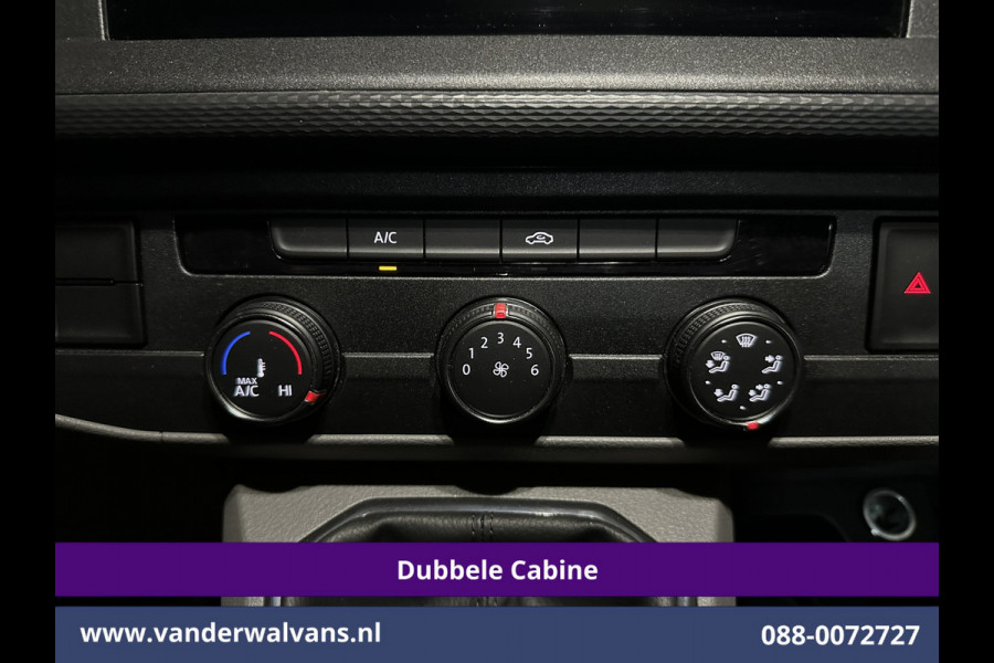 Volkswagen Transporter 2.0 TDI L2H1 Dubbele Cabine Euro6 Airco | 5-Zits | Navigatie | 2200kg Trekhaak | Apple Carplay Android Auto, Cruisecontrol, Parkeersensoren