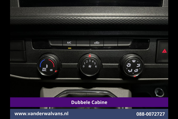 Volkswagen Transporter 2.0 TDI L2H1 Dubbele Cabine Euro6 Airco | 5-Zits | Navigatie | 2200kg Trekhaak | Apple Carplay Android Auto, Cruisecontrol, Parkeersensoren