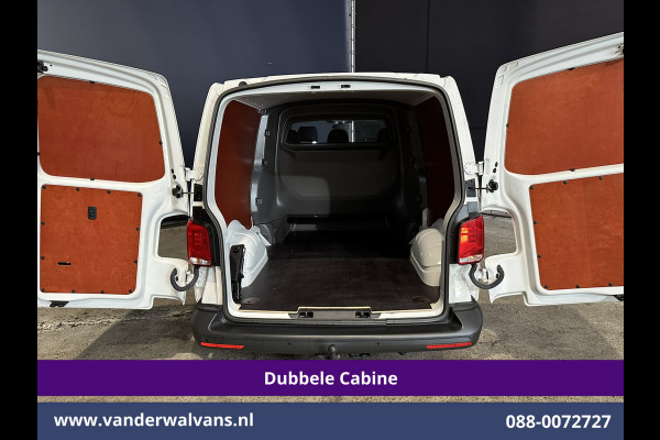 Volkswagen Transporter 2.0 TDI L2H1 Dubbele Cabine Euro6 Airco | 5-Zits | Navigatie | 2200kg Trekhaak | Apple Carplay Android Auto, Cruisecontrol, Parkeersensoren