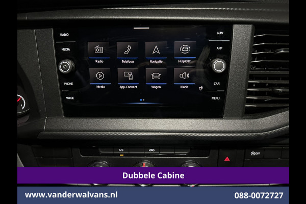 Volkswagen Transporter 2.0 TDI L2H1 Dubbele Cabine Euro6 Airco | 5-Zits | Navigatie | 2200kg Trekhaak | Apple Carplay Android Auto, Cruisecontrol, Parkeersensoren