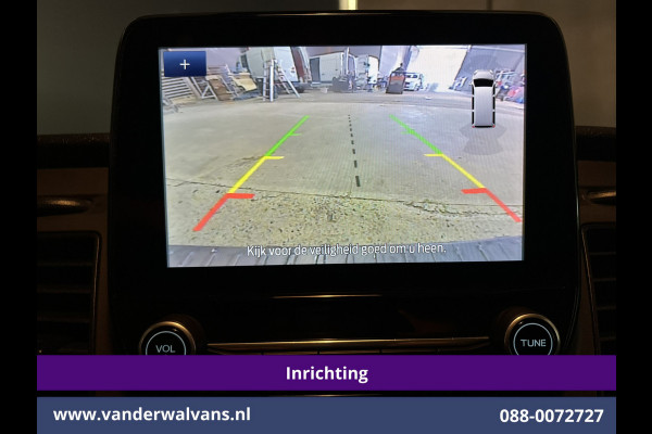 Ford Transit Custom 2.0 TDCI L2H1 Inrichting Euro6 Airco | Navigatie | Camera | LED | Cruisecontrol | Android Auto Parkeersensoren, Verwarmde voorruit, Stoelverwarming, Bijrijdersbank, 2800kg trekvermogen