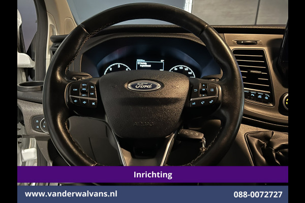Ford Transit Custom 2.0 TDCI L2H1 Inrichting Euro6 Airco | Navigatie | Camera | LED | Cruisecontrol | Android Auto Parkeersensoren, Verwarmde voorruit, Stoelverwarming, Bijrijdersbank, 2800kg trekvermogen