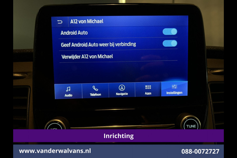 Ford Transit Custom 2.0 TDCI L2H1 Inrichting Euro6 Airco | Navigatie | Camera | LED | Cruisecontrol | Android Auto Parkeersensoren, Verwarmde voorruit, Stoelverwarming, Bijrijdersbank, 2800kg trekvermogen