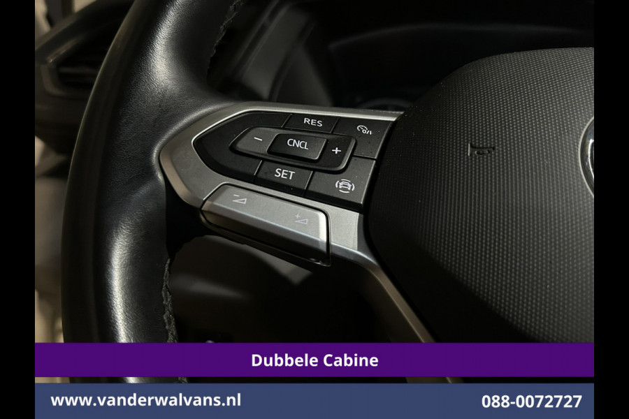 Volkswagen Transporter 2.0 TDI L2H1 Dubbele Cabine Euro6 Airco | 5-Zits | Navigatie | Trekhaak | Apple Carplay Android Auto, Cruisecontrol, Parkeersensoren