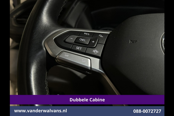 Volkswagen Transporter 2.0 TDI L2H1 Dubbele Cabine Euro6 Airco | 5-Zits | Navigatie | Trekhaak | Apple Carplay Android Auto, Cruisecontrol, Parkeersensoren