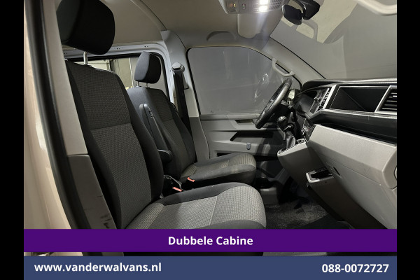 Volkswagen Transporter 2.0 TDI L2H1 Dubbele Cabine Euro6 Airco | 5-Zits | Navigatie | Trekhaak | Apple Carplay Android Auto, Cruisecontrol, Parkeersensoren