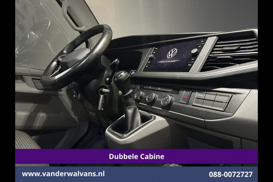 Volkswagen Transporter 2.0 TDI L2H1 Dubbele Cabine Euro6 Airco | 5-Zits | Navigatie | Trekhaak | Apple Carplay Android Auto, Cruisecontrol, Parkeersensoren
