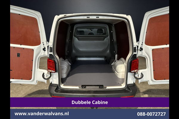 Volkswagen Transporter 2.0 TDI L2H1 Dubbele Cabine Euro6 Airco | 5-Zits | Navigatie | Trekhaak | Apple Carplay Android Auto, Cruisecontrol, Parkeersensoren