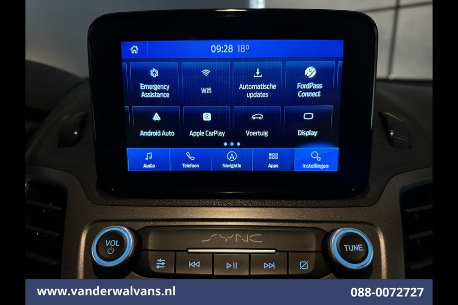 Ford Transit Connect 1.5 EcoBlue 100pk L1H1 Euro6 Airco | Navigatie | Camera | Apple Carplay | Trekhaak Android Auto, Verwarmde voorruit, Parkeersensoren