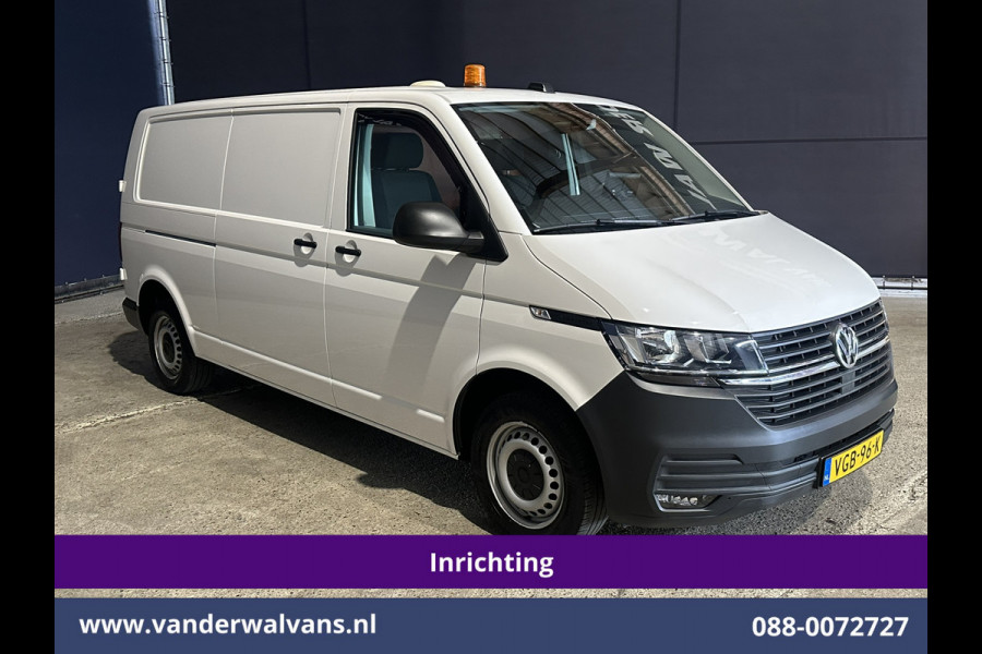 Volkswagen Transporter 2.0 TDI 150pk L2H1 Inrichting Euro6 Airco | Camera | Apple Carplay | Android Auto | 2500kg Trekhaak, Cruisecontrol, Parkeersensoren