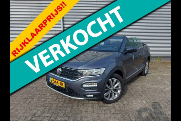 Volkswagen T-Roc Cabrio 1.5 TSI Style Automaat, Carplay/Audio/Navigatie, stoelverwarming,