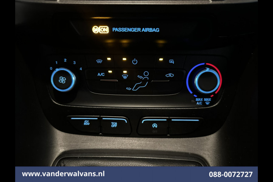 Ford Transit Connect 1.5 EcoBlue L1H1 Euro6 Airco | 3-Zits | Camera | Navigatie | Cruisecontrol | Trekhaak zijdeur, parkeersensoren, bijrijdersbank