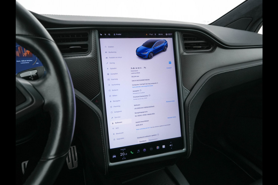 Tesla Model X Performance Ludicrous [ 3-Fase ] {SOH-92%} Aut. *PANO-WINDOW | AUTO-PILOT | LUXURY-LEATHER | TOP-VIEW | NAVI-FULLMAP | FULL-LED | AIR-SUSPENSION | DIGI-COCKPIT | KEYLESS | CAMERA | DAB+ | HEATED-COMFORTSEATS | TOWBAR | 22''ALU*