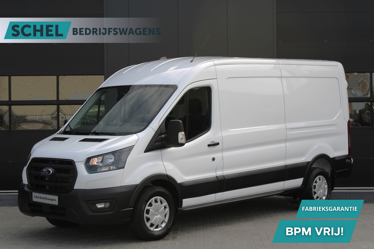 Ford Transit 350 2.0 TDCI L3H2 Trend MHEV 170pk Trend - Navigatie - Blind Spot - Adaptive cruise - Camera - 270gr deuren - Trekhaak - Rijklaa