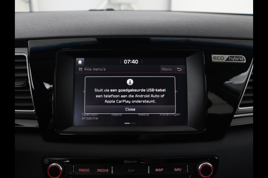 Kia Niro 1.6 GDi Hybrid DynamicLine | Trekhaak | Camera | Carplay | Half leder | Navigatie | Parkeerhulp | Climate control | Cruise control