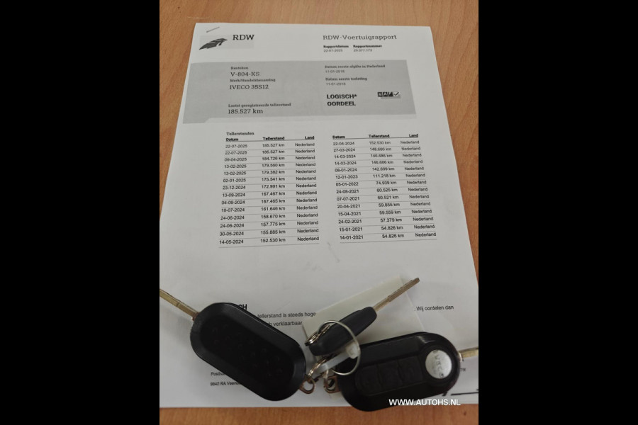 Iveco Daily 35S12V 2.3 L2 H2 , POST NL Uitvoering , Euro 6 , Apk jan. 2026