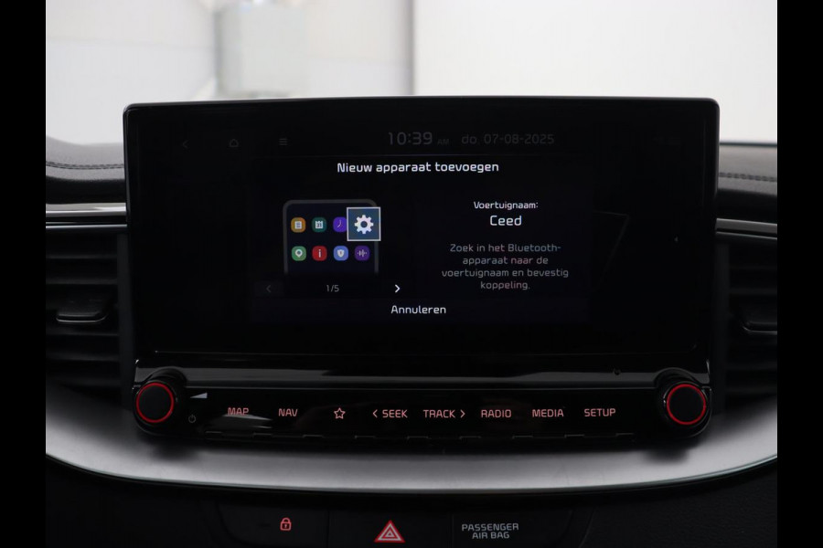Kia Ceed 1.4 T-GDi DynamicPlusLine | Stoel & stuurverwarming | Adaptive cruise | Camera | Carplay | Keyless | Half leder | Navigatie