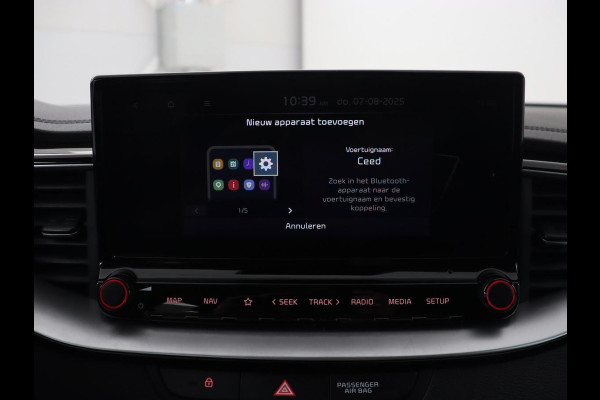 Kia Ceed 1.4 T-GDi DynamicPlusLine | Stoel & stuurverwarming | Adaptive cruise | Camera | Carplay | Keyless | Half leder | Navigatie