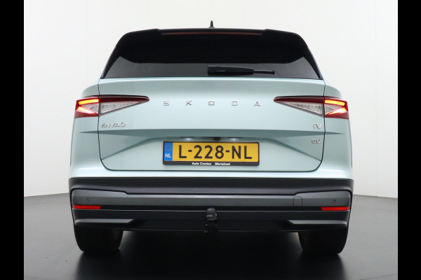 Škoda ENYAQ iV 60 180PK Memory Warmetpomp Stoel+Stuurverwarming Apple Carplay/Androd Auto Navi Ecc Adap.Cruise Control 360°Camera Pdc Lmv 20" L File assistent Dab Elek.Achterklep Keyless advanced Bluetooth Rijstrooksensor Connected services 1.000KG trekgewicht 1e Eigenaar Origineel Nederlandse Auto Nieuwprijs €47.965!