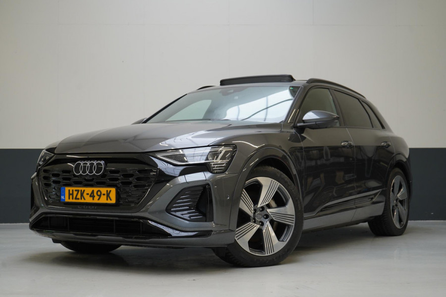 Audi Q8 e-tron 55 quattro 408pk S Edition 115 kWh | Head-Up | BTW | Panoramadak | Leder | Keyless | Trekhaak afn. | B&O Audi Q8 e-tron 55 quattro 408pk S Edition 115 kWh | Head-Up | BTW | Panoramadak | Leder | Keyless | Trekhaak afn. | B&O