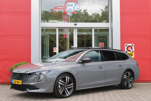 Peugeot 508 SW 1.6 HYbrid 225PK GT ** NIEUW MODEL** | NAVIGATIE |PANORAMISCH SCHUIFDAK|KOPLAMPEN MATRIX LED | NIGHTVISION | WEGKLAPBARE TREKHAAK |BEKLEDING LEDER/ALCATARA MISTRAL |COMFORTSTOELEN MET VERSTELBARE NEUS EN ELEKTRISCHVERSTELBARE HELLINGSHOEK|STOELVERWARMING |DRAADLOOS APPLE CARPLAY/ANDROID AUTO | NIGHT VISION PACK | ADAPTIEF ONDERSTEL|7,4 KW LADEN| 19'' AUGUSTA LICHTMETALEN VELGEN | HIFI FOCAL| ADAPTIEVE CRUISECONTROL | HANDSFREE ELEKTRISCH BEDIENBARE ACHTERKLEP|ALARMSYSTEEM AF FABRIEK|DONKER GETINTE ACHTERRUITEN |