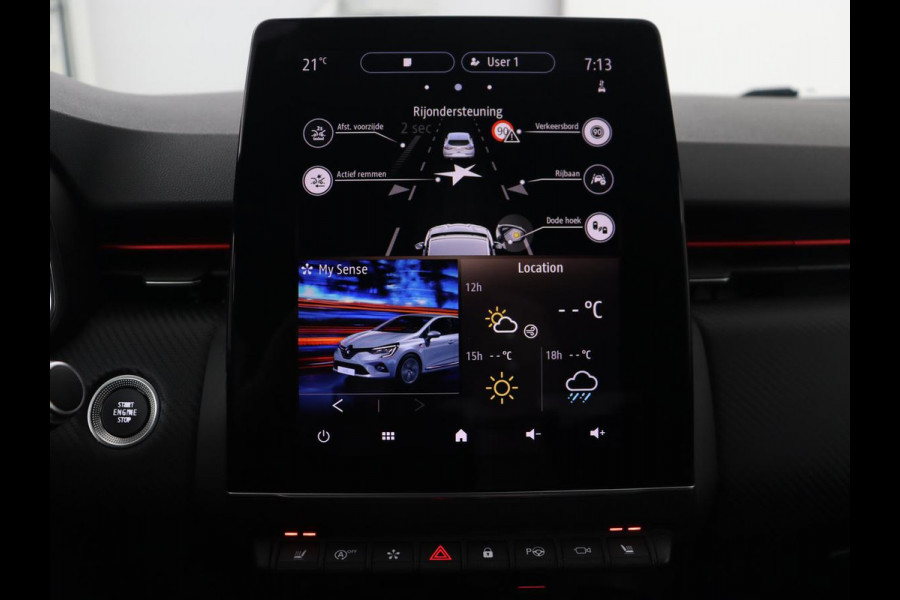 Renault Clio 1.3 TCe R.S. Line | Automaat | Stoelverwarming | 360 Camera | Sportstoelen | Carplay | Navigatie | Full LED | Keyless | Climate control | Cruise control