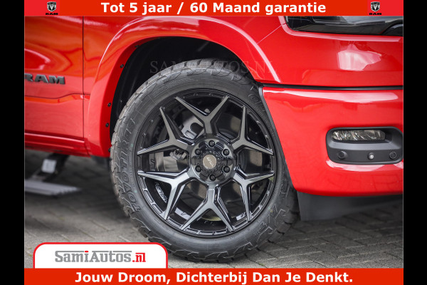 Dodge Ram 1500 Night Premium | RED DEVIL | Full Option | De Meest Luxe Pick-Up in zijn Klasse | Comfortabele Dubbele Cabine met Royale 5 Zitplaatsen | BPM vrij | Nu Leverbaar uit Voorraad | Voorraad Nr 2226 - 4993