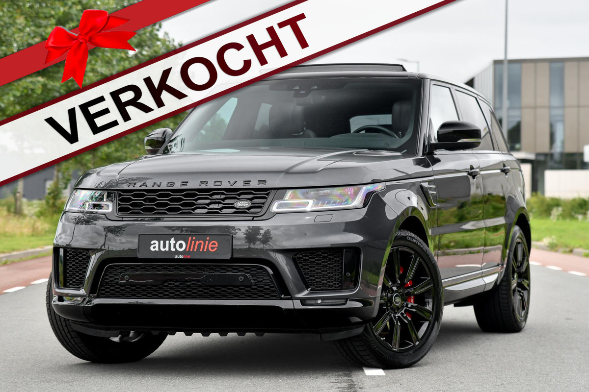 Land Rover Range Rover Sport P400e HSE Dynamic. Pano, Luchtv, Memory, Meridian, Keyless, Camera, CarPlay!