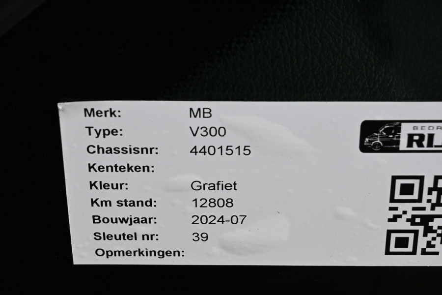 Mercedes-Benz V-Klasse 300d AMG 4-Matic L3 DC Elektrische schuifdeuren, 4x4, Distronic, 360 Camera