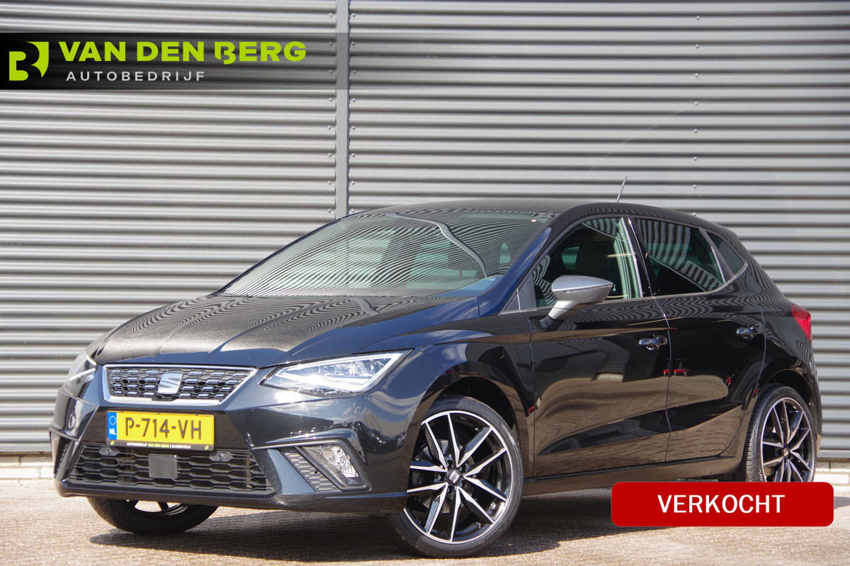 Seat Ibiza 1.0 TSI FR BI Xcellence AUT. LEDER/ALCANTARA, LED, ADAPT. CRUISE, CAMERA, CARPLAY, CLIMA, STOELVERWARMING