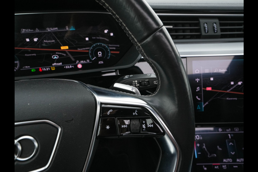 Audi e-tron 55 Quattro Advanced 95 kWh [ 3-Fase ] (INCL-BTW) Aut.*PANO | DESIGN-LEATHER | FULL-LED | BANG&OLUFSEN-AUDIO | ADAPTIVE-CRUISE | MEMORY-PACK | BLIND-SPOT | TOP-VIEW | KEYLESS | HEATED-SPORTSEATS | TOWBAR | 21''ALU*