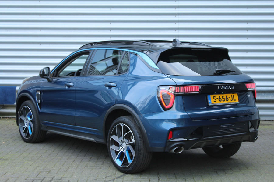 Lynk & Co 01 1.5 PHEV 262pk Automaat NL-Auto NAP BTW Clima Cruise Navi 360 Camera Panoramadak 20"LMV El. Klep