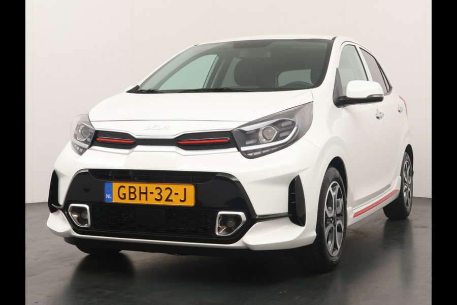 Kia Picanto 1.0 DPi GT-Line Apple Carplay/Android Auto - Cruise Control - Climate Control - Lederenbekleding - Navigatie Fabrieksgarantie tot 06-2024