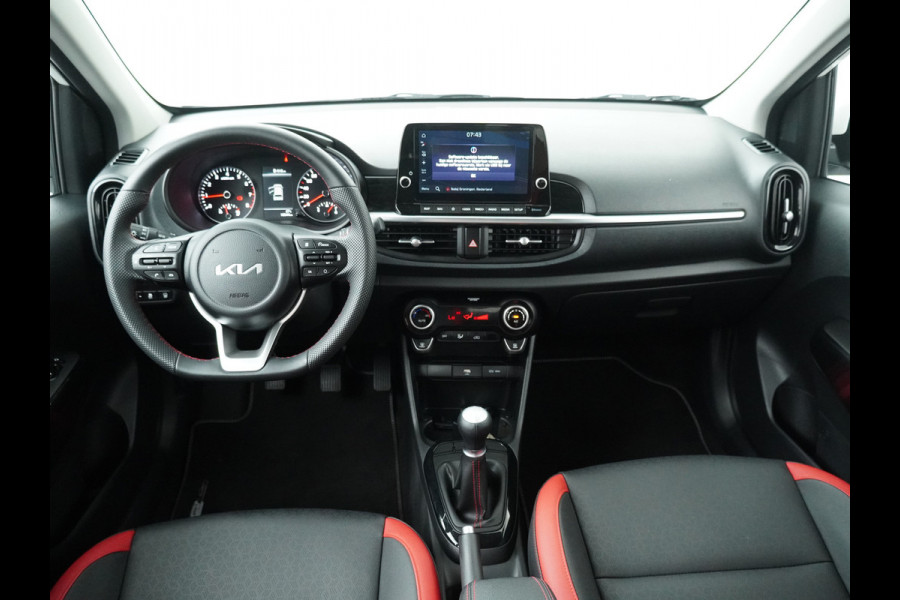 Kia Picanto 1.0 DPi GT-Line Apple Carplay/Android Auto - Cruise Control - Climate Control - Lederenbekleding - Navigatie Fabrieksgarantie tot 06-2024